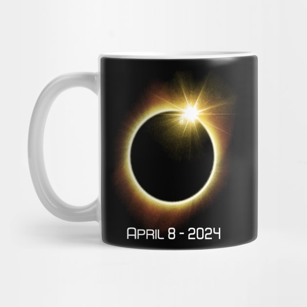 April 8 2024 totality Sun Eclipse by star trek fanart and more